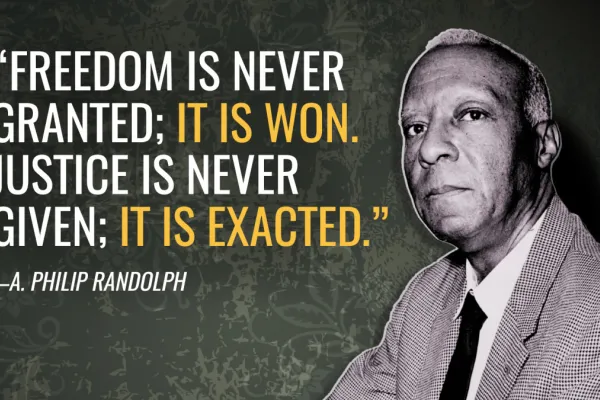 A. Philip Randolph quote