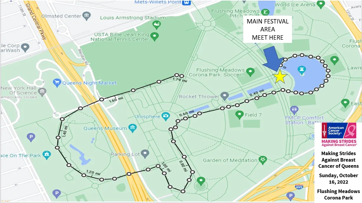 2022 Making Strides route map